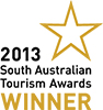South Australian Tourism Award Winner 2013